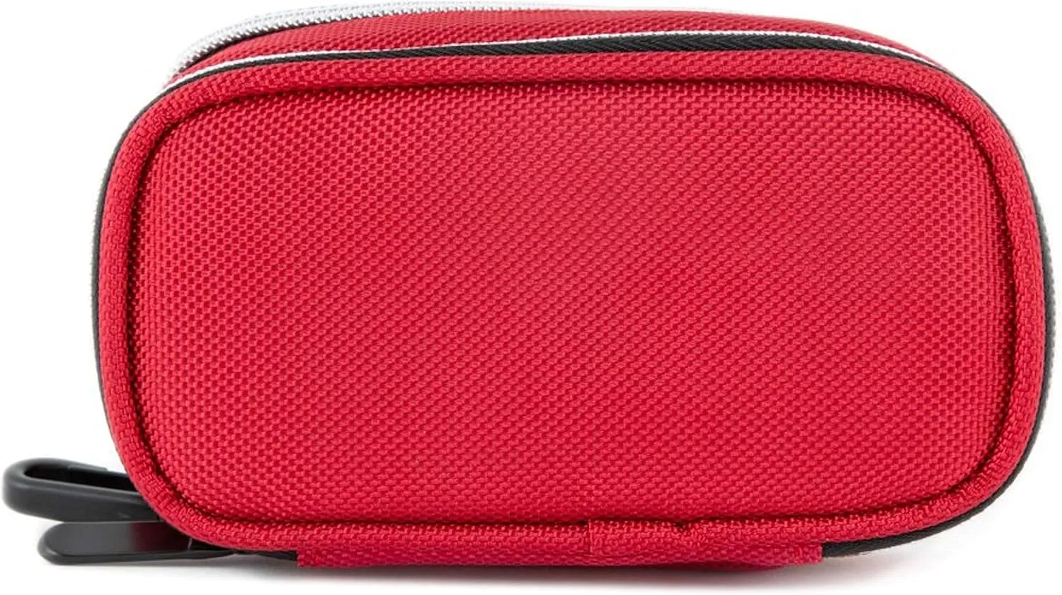DIME BAGS - Pod Padded Travel Case with Keychain Clip - Protective Water-Resistant Pouch with Padded Interior (6 Inch, Crimson)