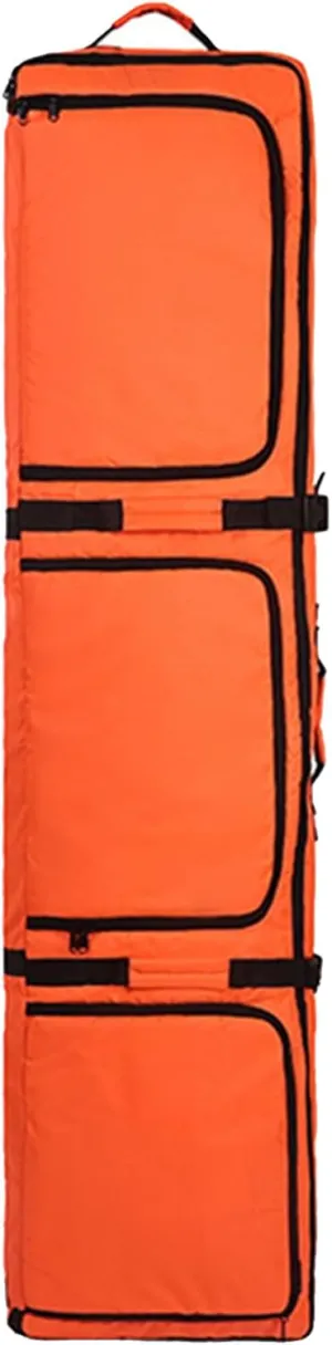 Double Rolling Ski Bag Padded Waterproof Snowboard Bag with Wheels Roller Snowboard Bag with Wheels Foldable Wheeled Ski Bag Perfect for Travel