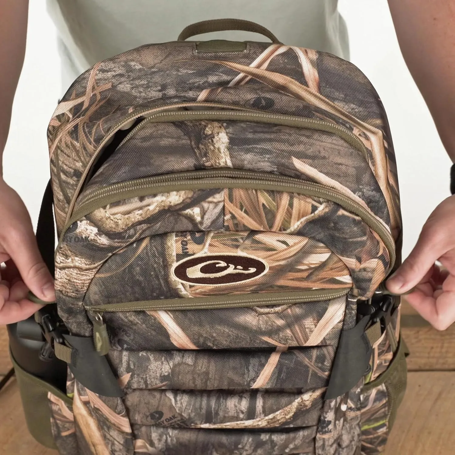 Drake Waterfowl Camo Daypack Mossy Oak Bottomland One Size Fits Most (DA1011-006)