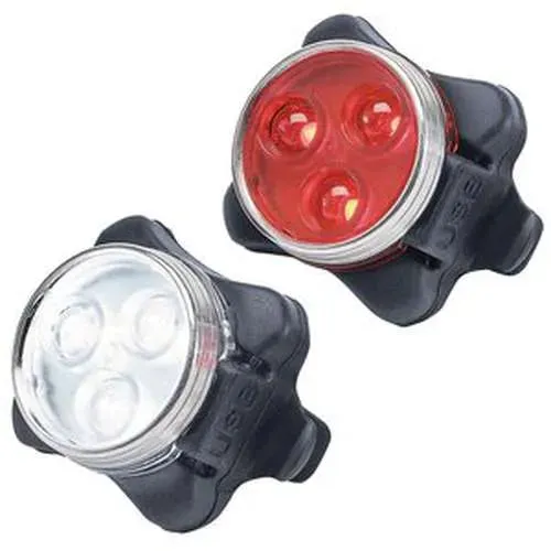 Draper Rechargeable Led Bicycle Light Set Dr-36974