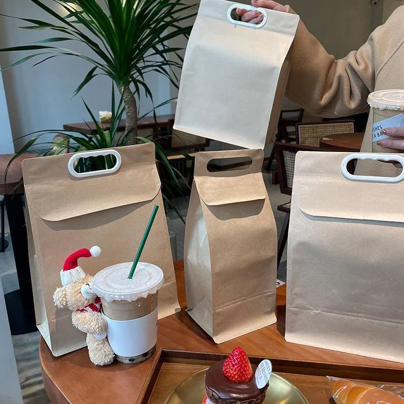 Drink Takeaway Packaging Bags 100PCS 2Sizes