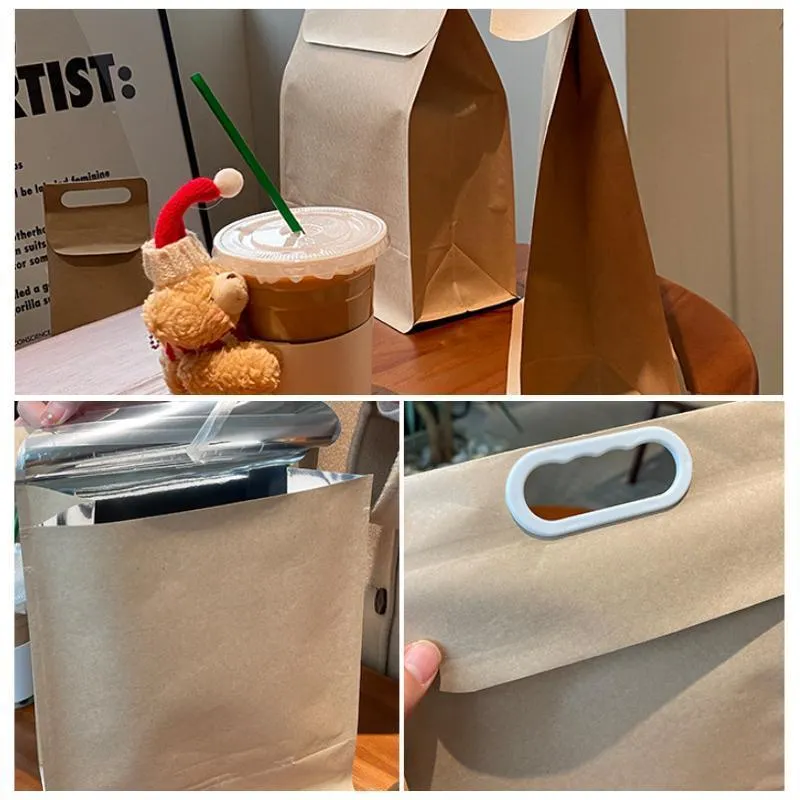 Drink Takeaway Packaging Bags 100PCS 2Sizes