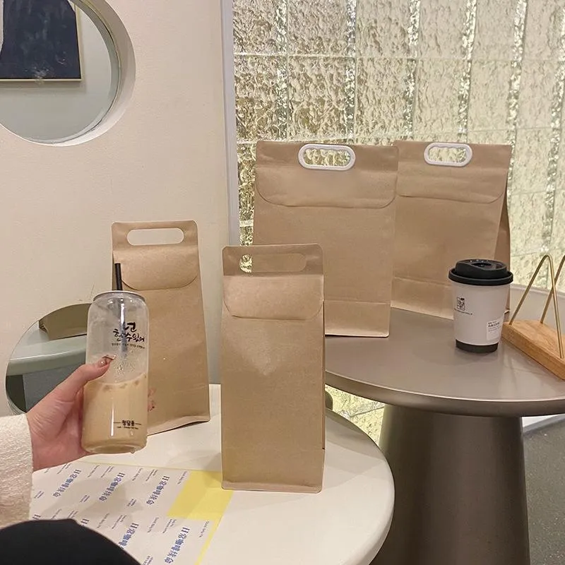 Drink Takeaway Packaging Bags 100PCS 2Sizes