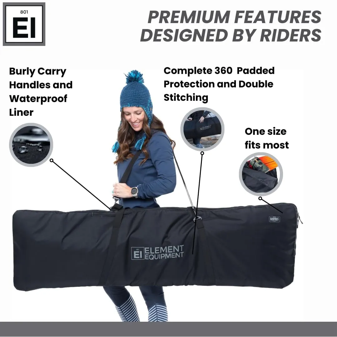 Element Equipment Padded Snowboard Bag Travel Snowboard Bag