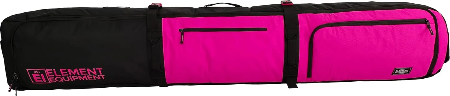 Element Equipment Wheeled Padded Ski Bag Ultimate Double - Premium High End Double Roller Travel Bag