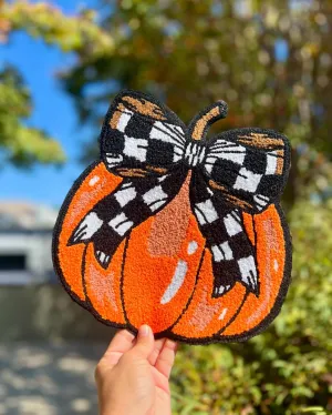 FALL PUMPKIN - CHENILLE PATCH