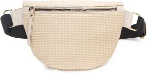 Fanny Packs for Women Embossed Lightweight Waist Pack Zipper Crossbody Belt Bag Sport Pack for Running Hiking Travel Workout