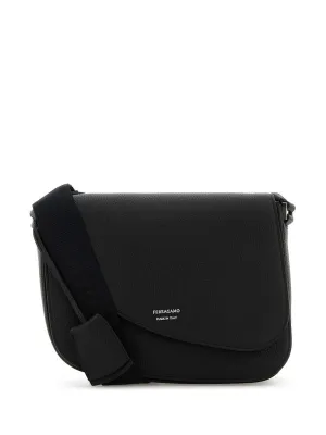 Ferragamo Black Cross Bags
