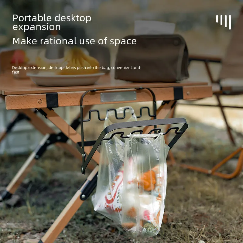 Foldable Outdoor Garbage Rack