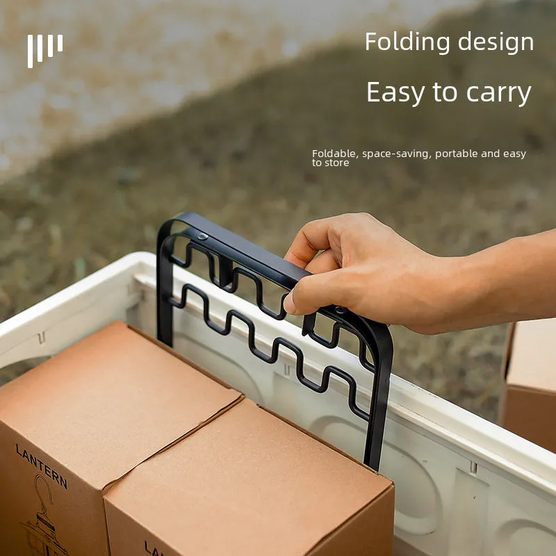 Foldable Outdoor Garbage Rack