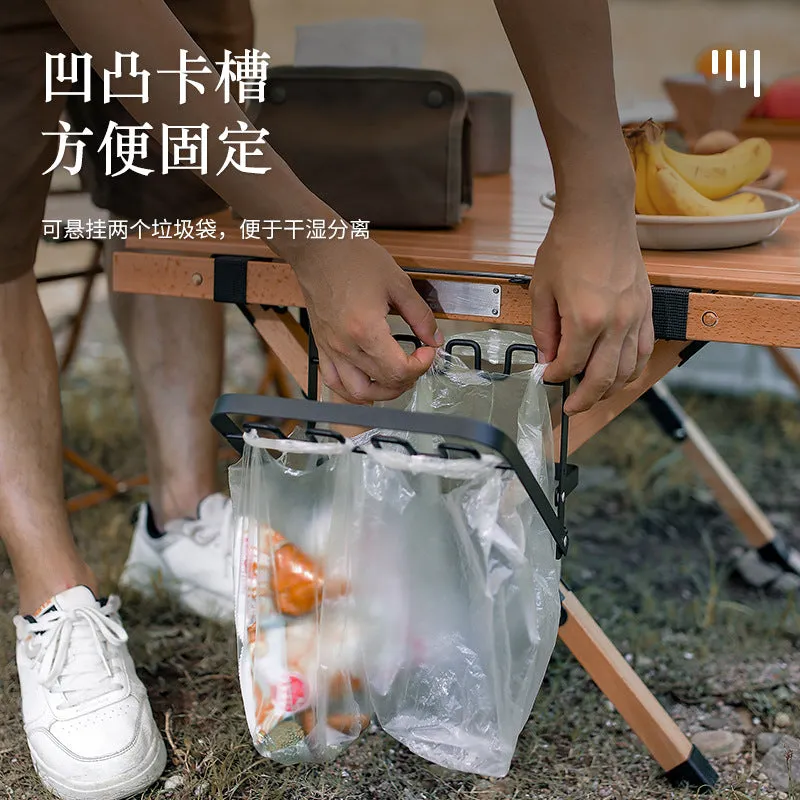 Foldable Outdoor Garbage Rack