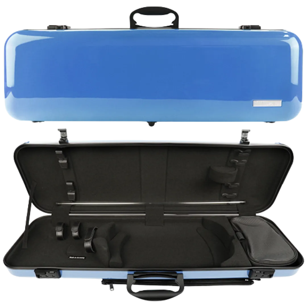 GEWA Air 2.1 Oblong Violin Case 4/4 Blue Gloss