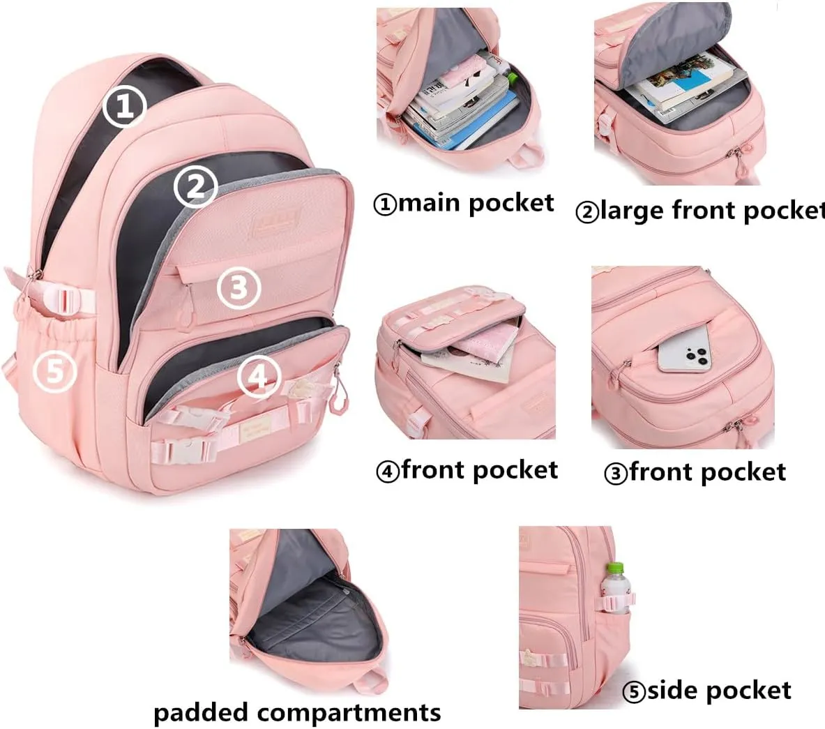 Girls Rolling Backpack Wheeled Backpack for Boys Trolley School Bags Kids Luggage Roller Backpack with Wheels