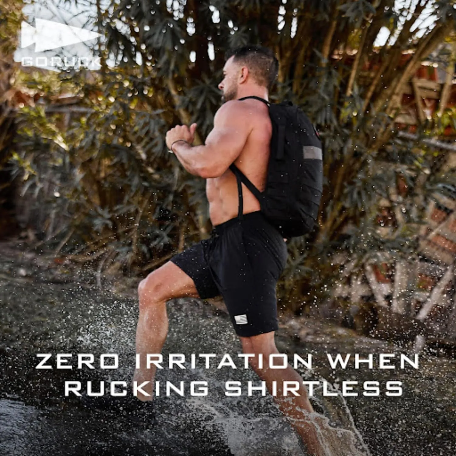 GORUCK Rucker 4.0 20L Black - Purpose Built Rucking Backpack, Military Weight Training Rucksack w/Ruck Plate Pocket and Extra Padded Straps