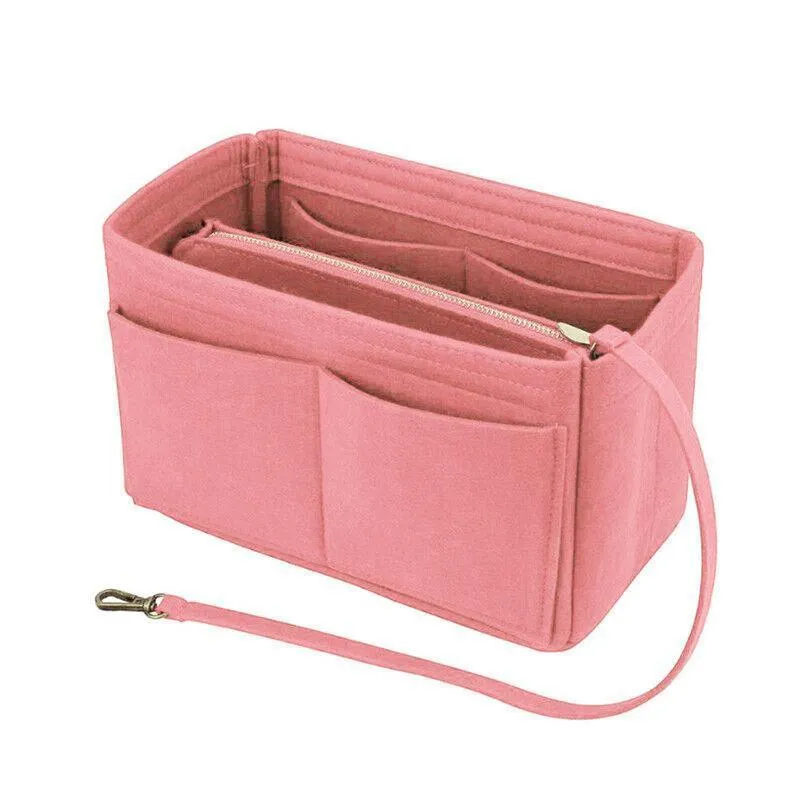 Handbag Insert 1PC 4Colours 3Sizes Felt Tote Purse Pouch