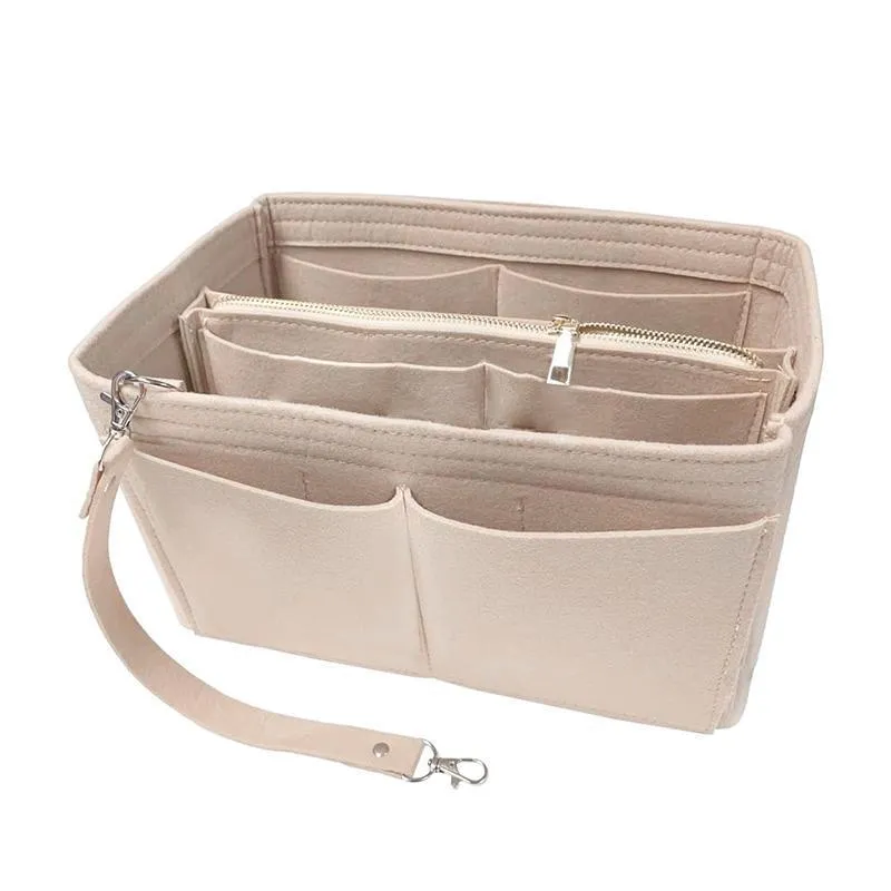 Handbag Insert 1PC 4Colours 3Sizes Felt Tote Purse Pouch