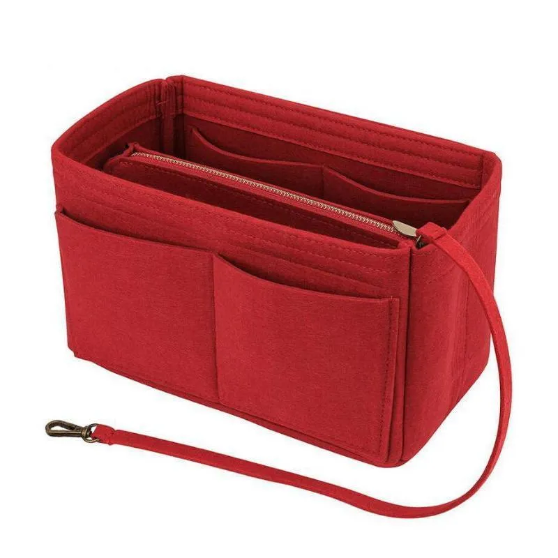 Handbag Insert 1PC 4Colours 3Sizes Felt Tote Purse Pouch