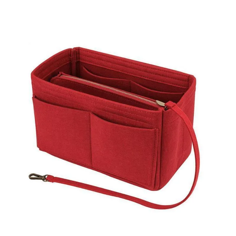 Handbag Insert 1PC 4Colours 3Sizes Felt Tote Purse Pouch