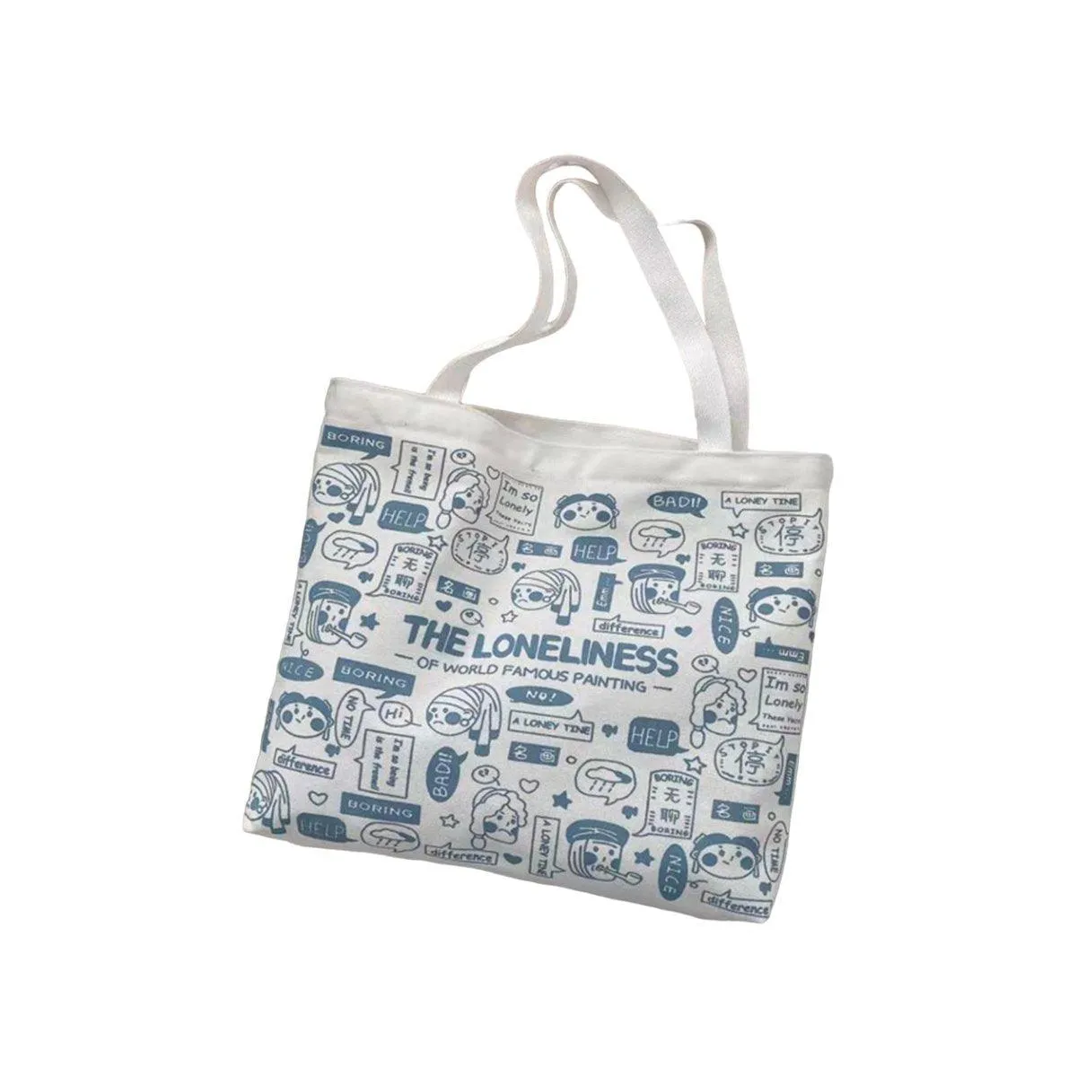 High-Quality Canvas Shoulder Bags 1PC