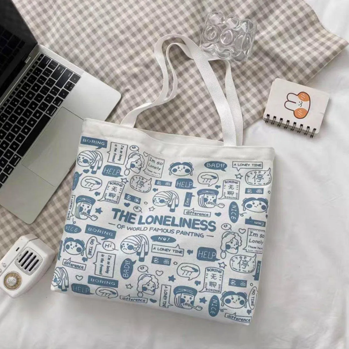 High-Quality Canvas Shoulder Bags 1PC