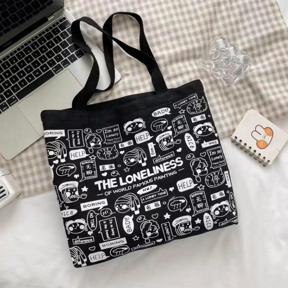 High-Quality Canvas Shoulder Bags 1PC