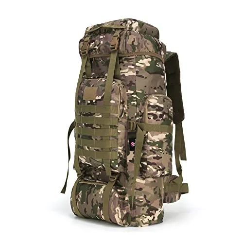 Hiking Backpack for Men 70L/100L Camping Backpack Military Rucksack Molle