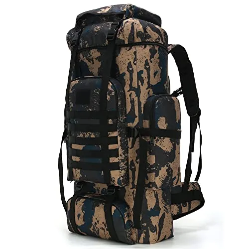 Hiking Backpack for Men 70L/100L Camping Backpack Military Rucksack Molle