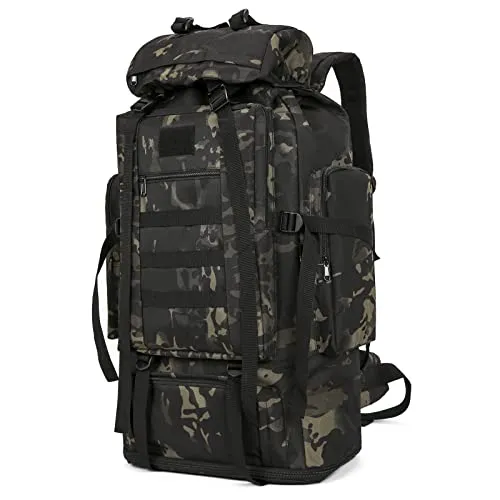 Hiking Backpack for Men 70L/100L Camping Backpack Military Rucksack Molle