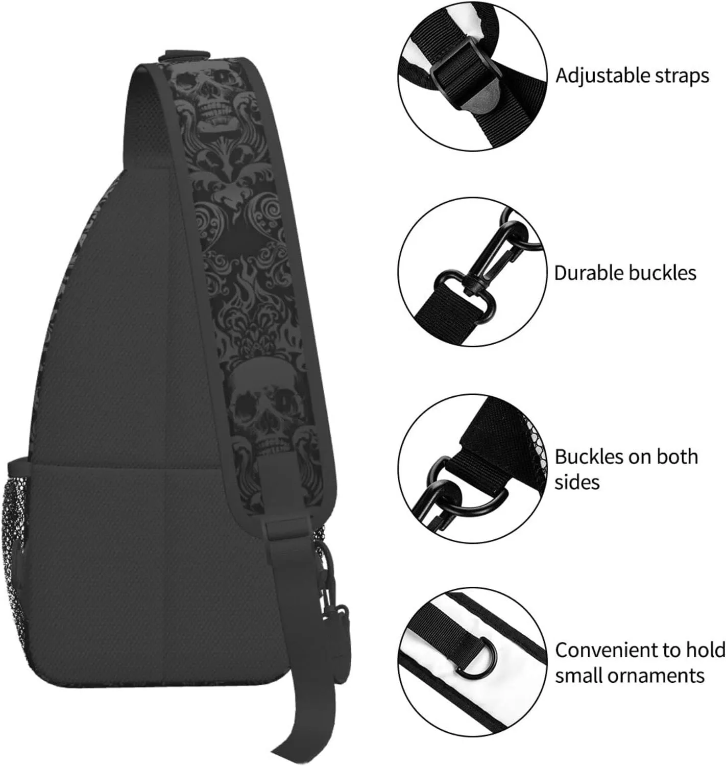 Hiking Daypacks Crossbody Shoulder Bag,Adjustable Strap High Capacity,For Men Women Outdoor Cycling Travel