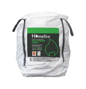 Homefire Kiln Dried Hardwood Logs - Bulk Bag (0.8m3)