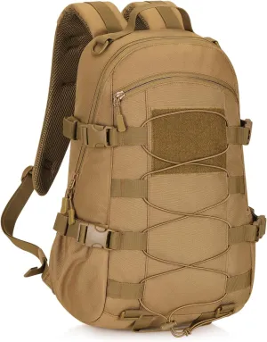 HUNTVP 25L Tactical Backpack Military Backpack MOLLE Bag Outdoor Hunting Rucksack Gear Assault Travel Daily Pack Bag