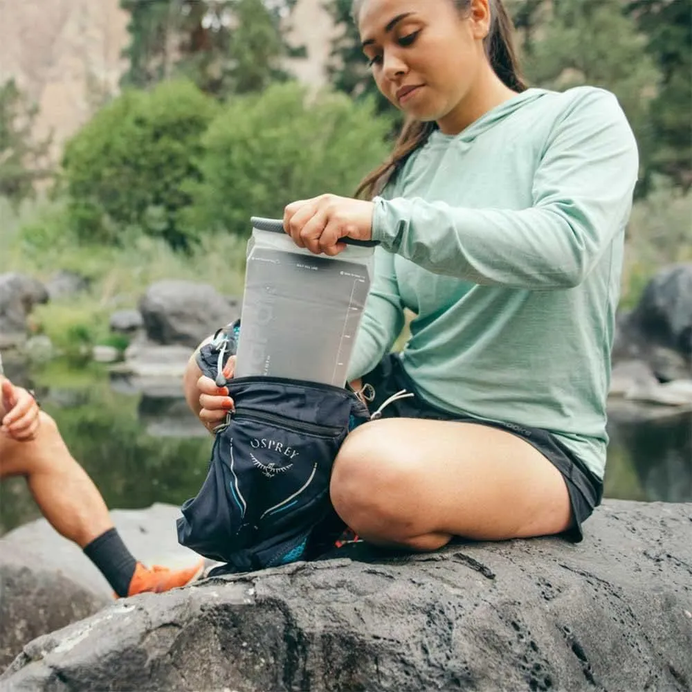 HydraPak Velocity IT (1.5L or 2L Hydration Reservoir) - Insulated Water Bladder/Reservoir for Hydration Pack – Self-Sealing Bite Valve, Leak Proof and Dishwasher Safe