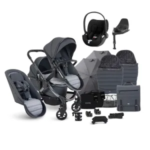 iCandy Peach 7 Double Complete Cybex Travel System in Truffle