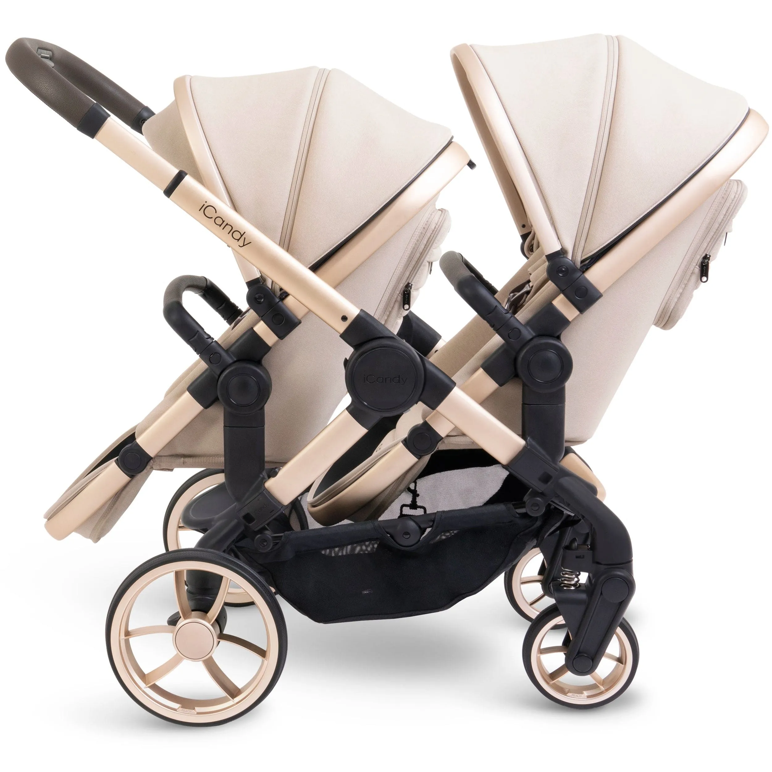 iCandy Peach 7 Double Complete Maxi-Cosi Travel System in Biscotti