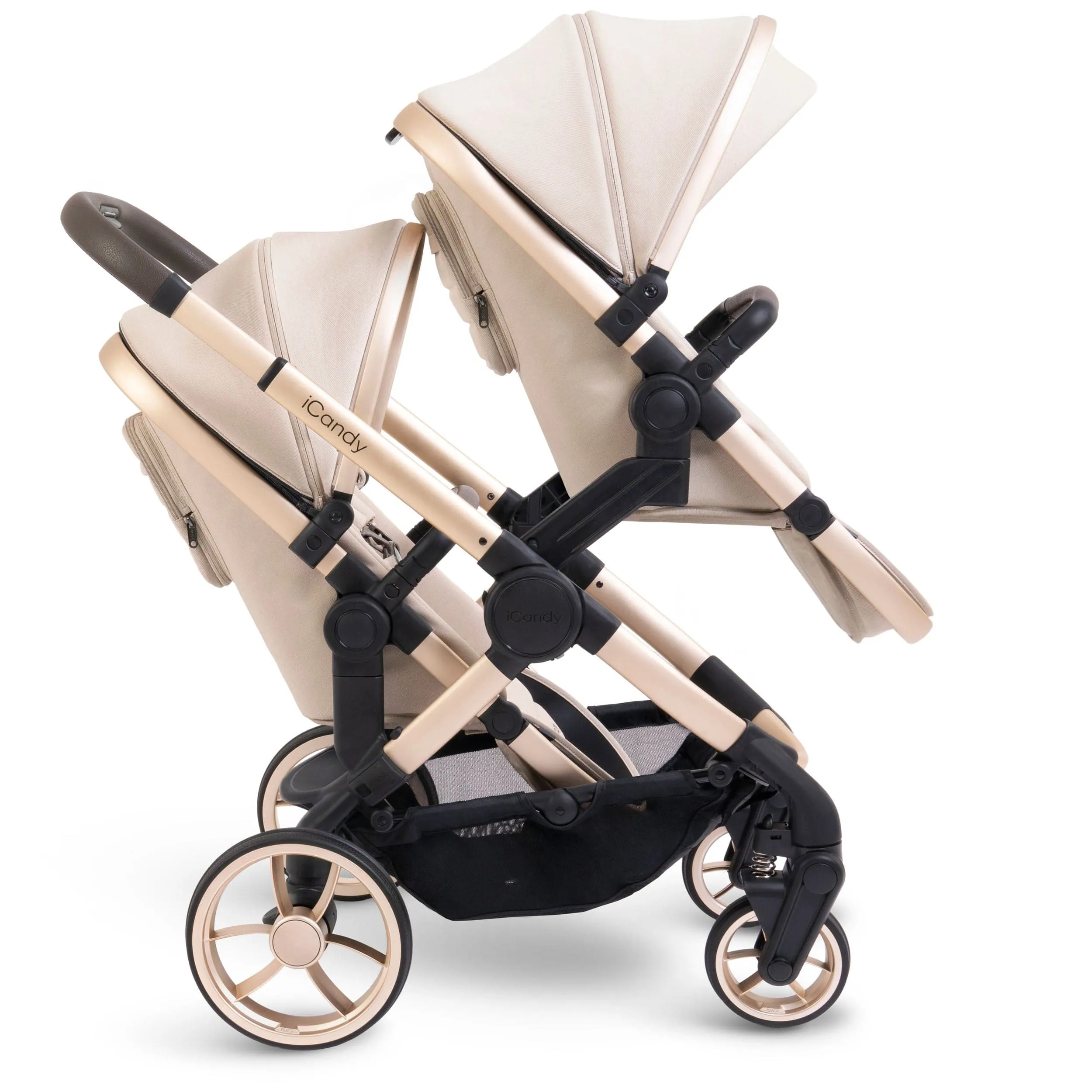 iCandy Peach 7 Double Complete Maxi-Cosi Travel System in Biscotti