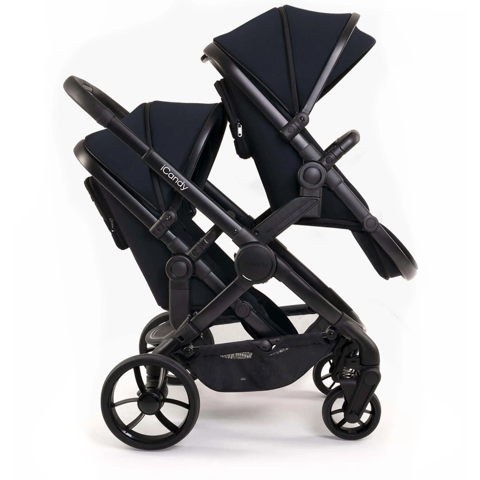iCandy Peach 7 Double Complete Maxi-Cosi Travel System in Black