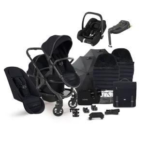 iCandy Peach 7 Double Complete Maxi-Cosi Travel System in Black