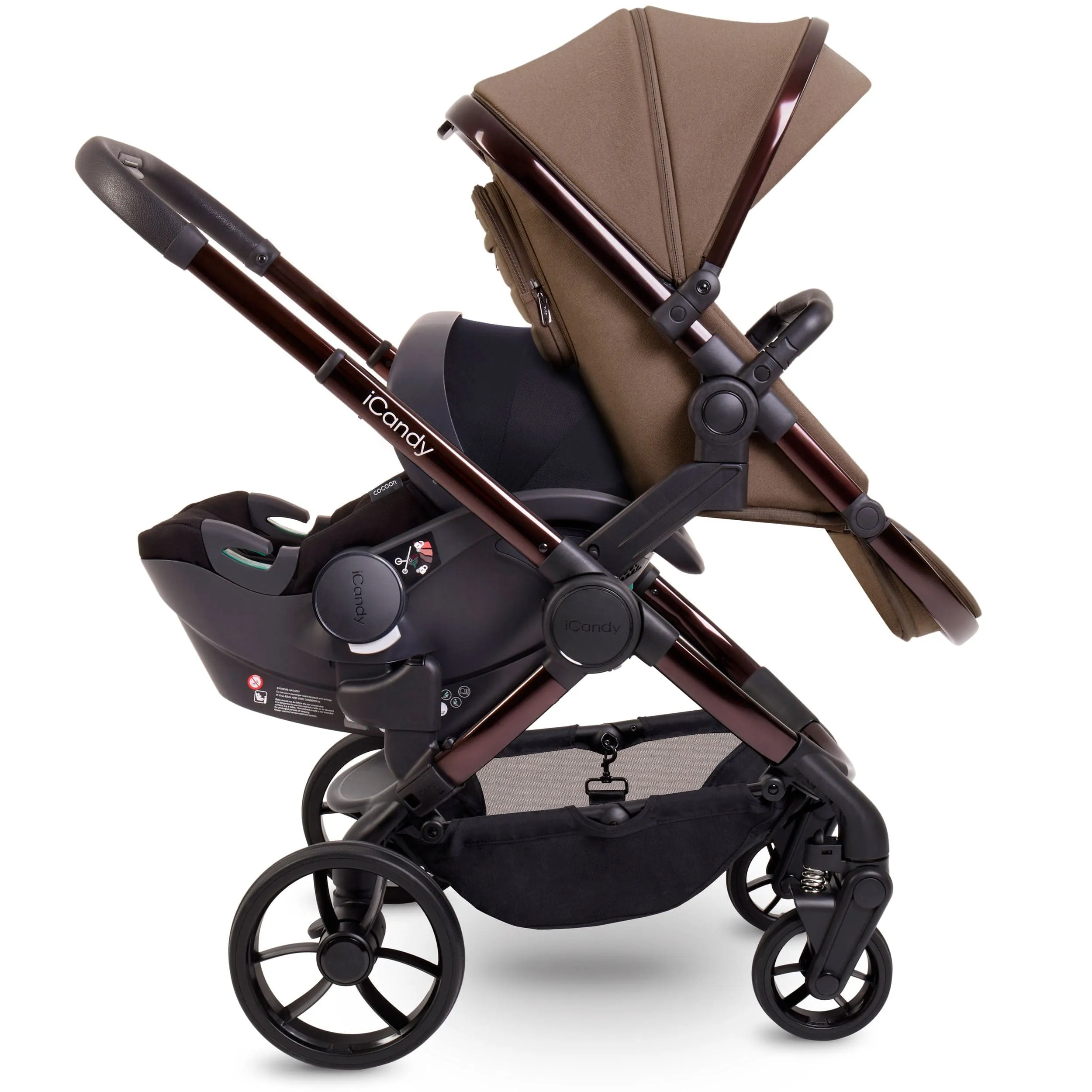 iCandy Peach 7 Double Complete Maxi-Cosi Travel System in Coco