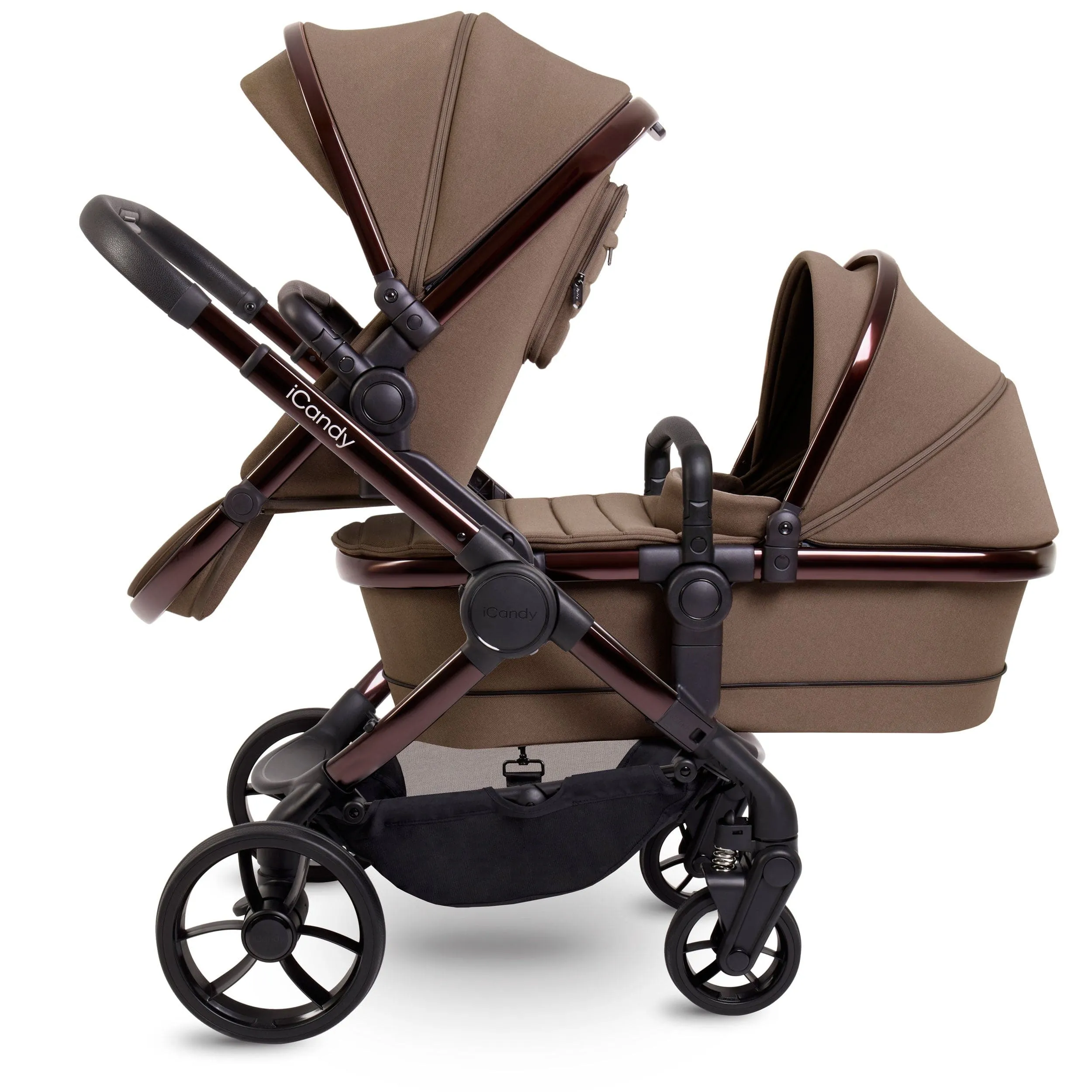 iCandy Peach 7 Double Complete Maxi-Cosi Travel System in Coco