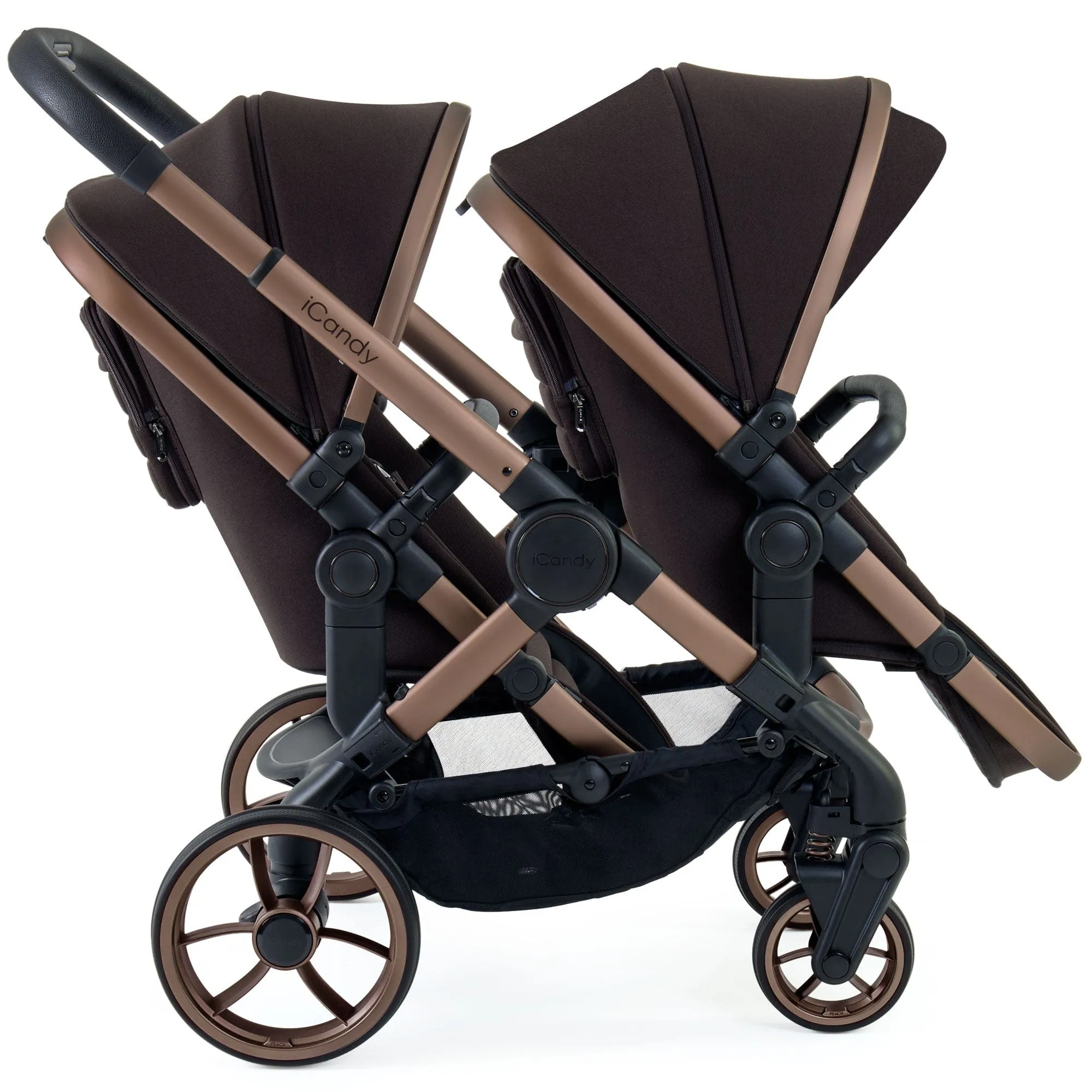 iCandy Peach 7 Double Complete Maxi-Cosi Travel System in Pecan