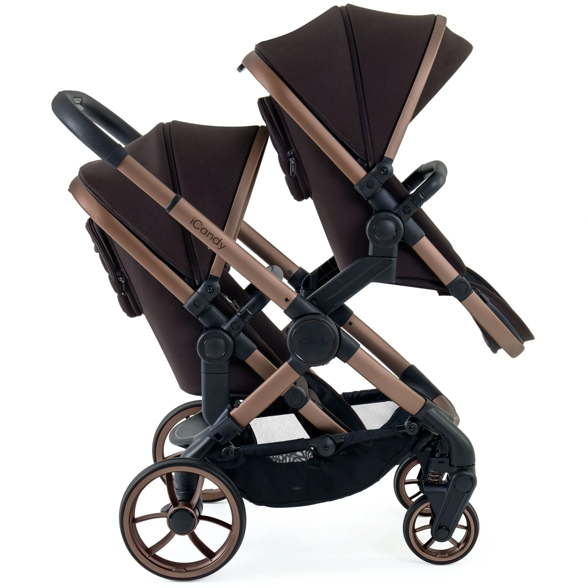 iCandy Peach 7 Double Complete Maxi-Cosi Travel System in Pecan