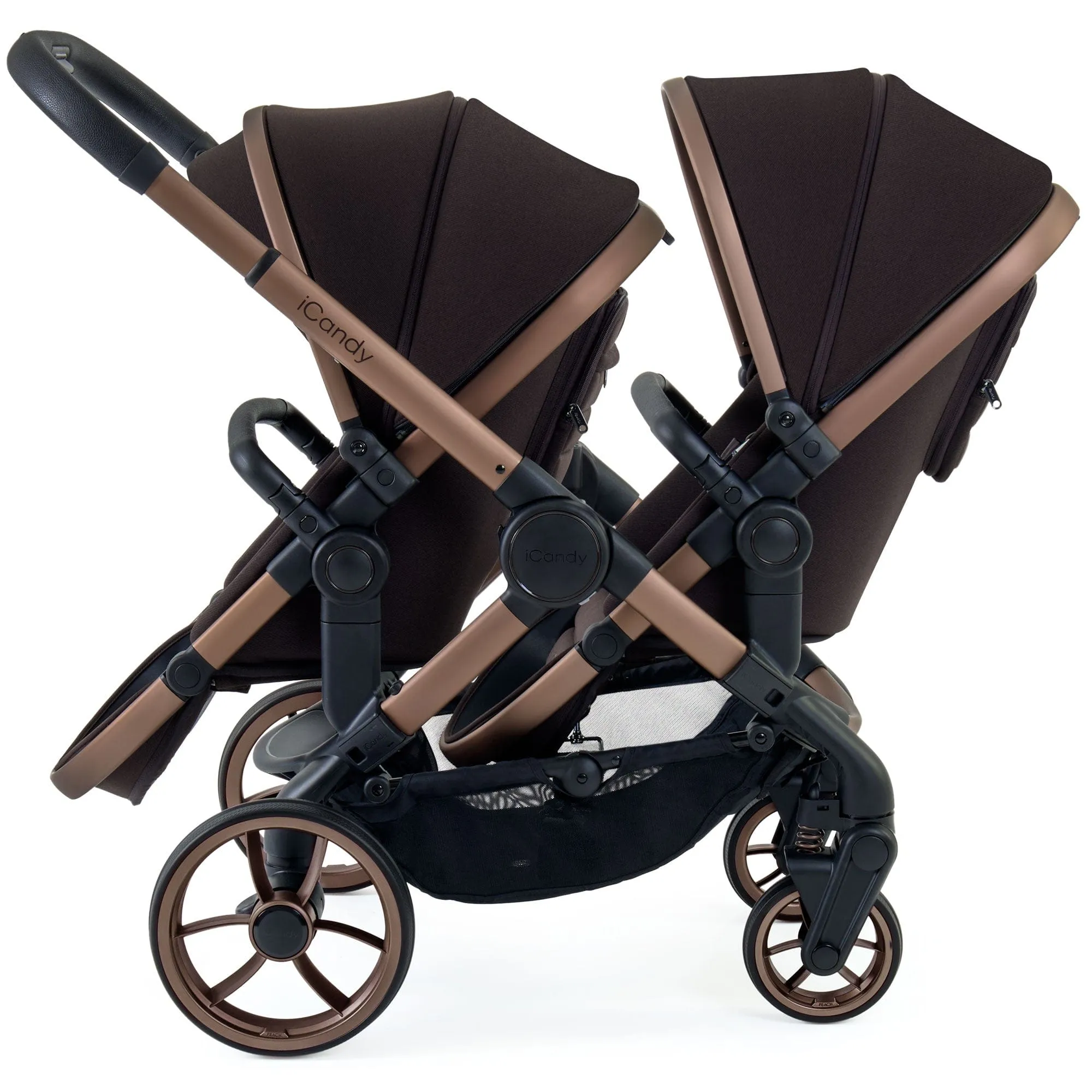 iCandy Peach 7 Double Complete Maxi-Cosi Travel System in Pecan