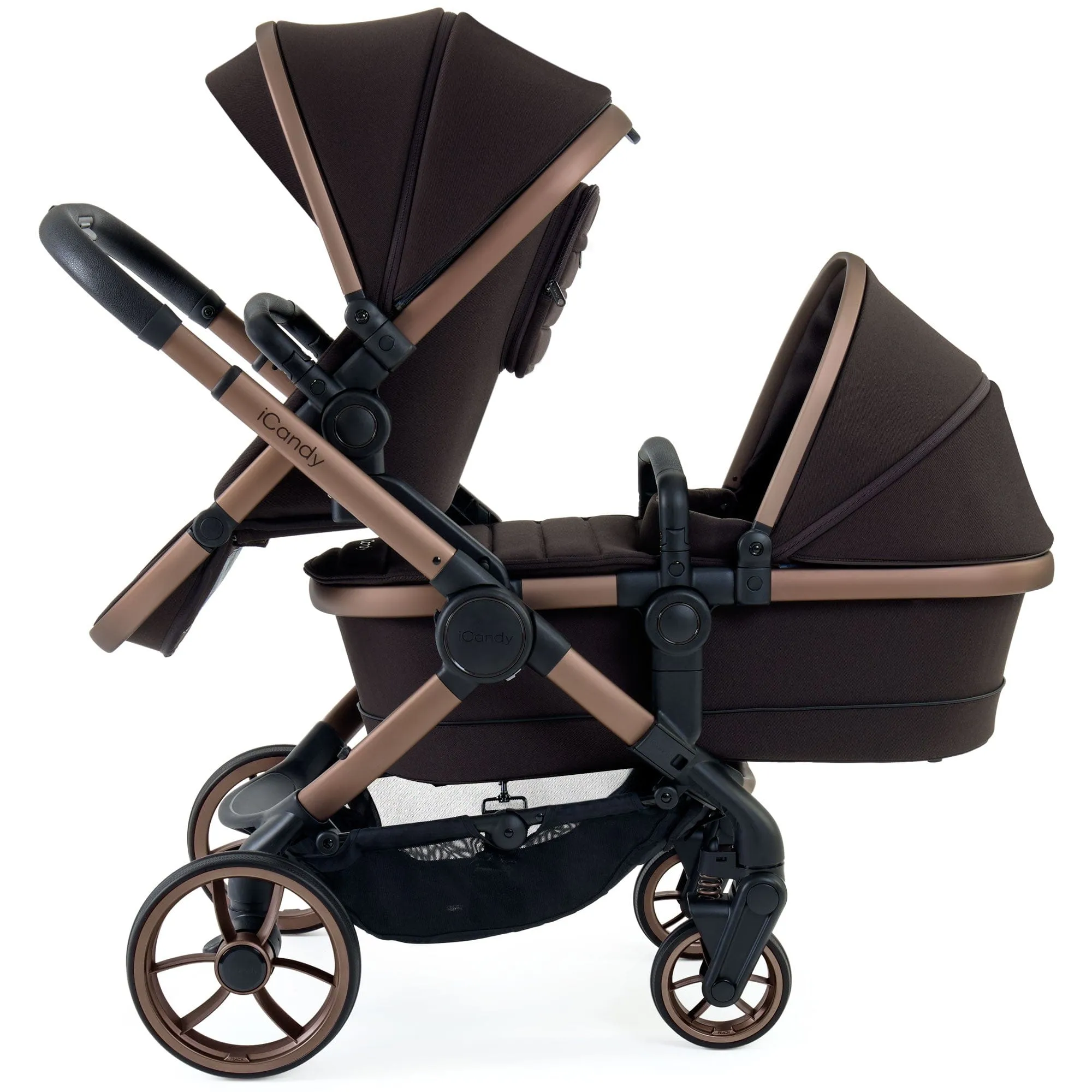 iCandy Peach 7 Double Complete Maxi-Cosi Travel System in Pecan