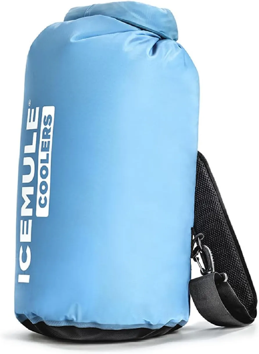 ICEMULE Classic Collapsible Sling Strap Cooler Hands Free, 100% Waterproof, Floats, 24  Hours Cooling, Soft Sided Cooler for the Beach, Concerts, Traveling, RV-ing, Hiking, Kayaking, Camping & Fishing