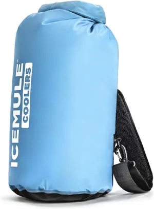 ICEMULE Classic Collapsible Sling Strap Cooler Hands Free, 100% Waterproof, Floats, 24  Hours Cooling, Soft Sided Cooler for the Beach, Concerts, Traveling, RV-ing, Hiking, Kayaking, Camping & Fishing