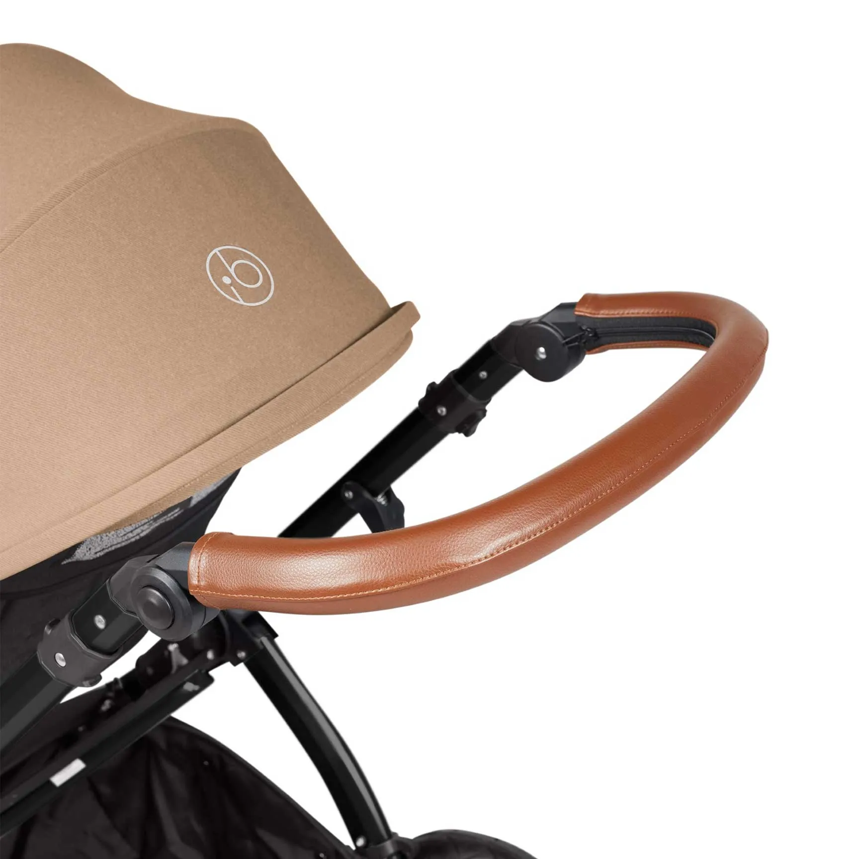 Ickle Bubba Stomp Luxe 2 in 1 Premium Pram - Black/Desert/Tan