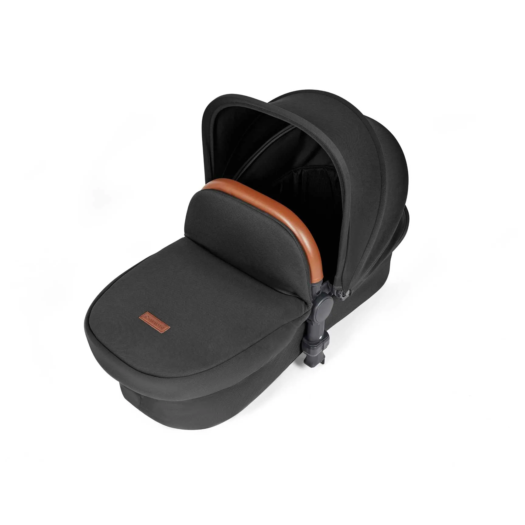 Ickle Bubba Stomp Luxe 2 in 1 Premium Pram - Black/Midnight/Tan
