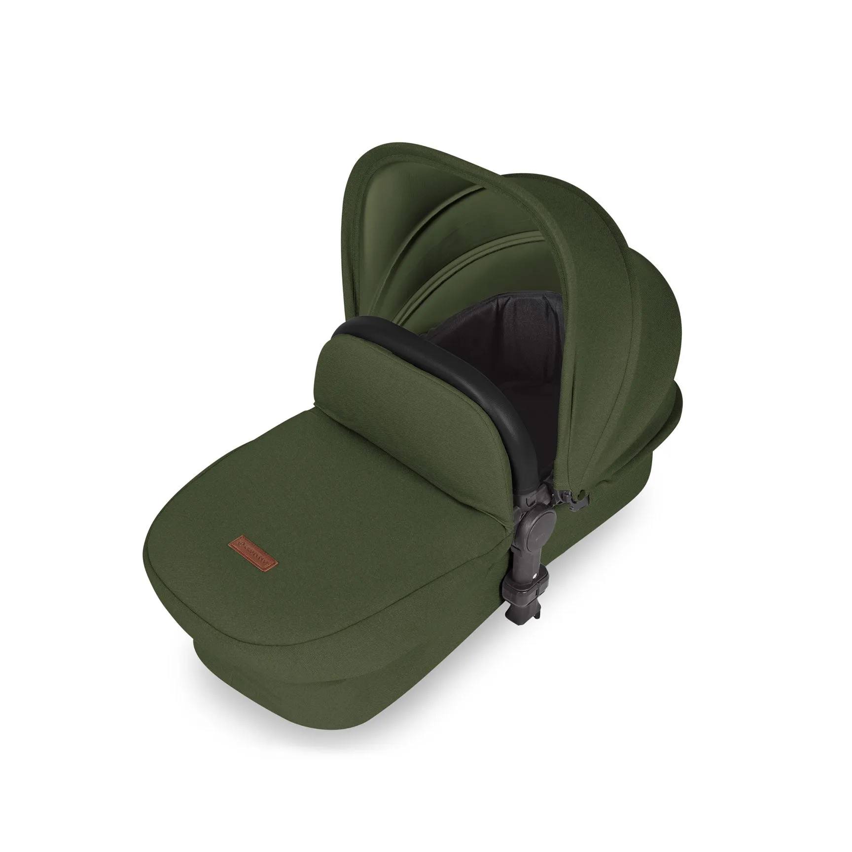 Ickle Bubba Stomp Luxe 2 in 1 Premium Pram - Black/Woodland/Black