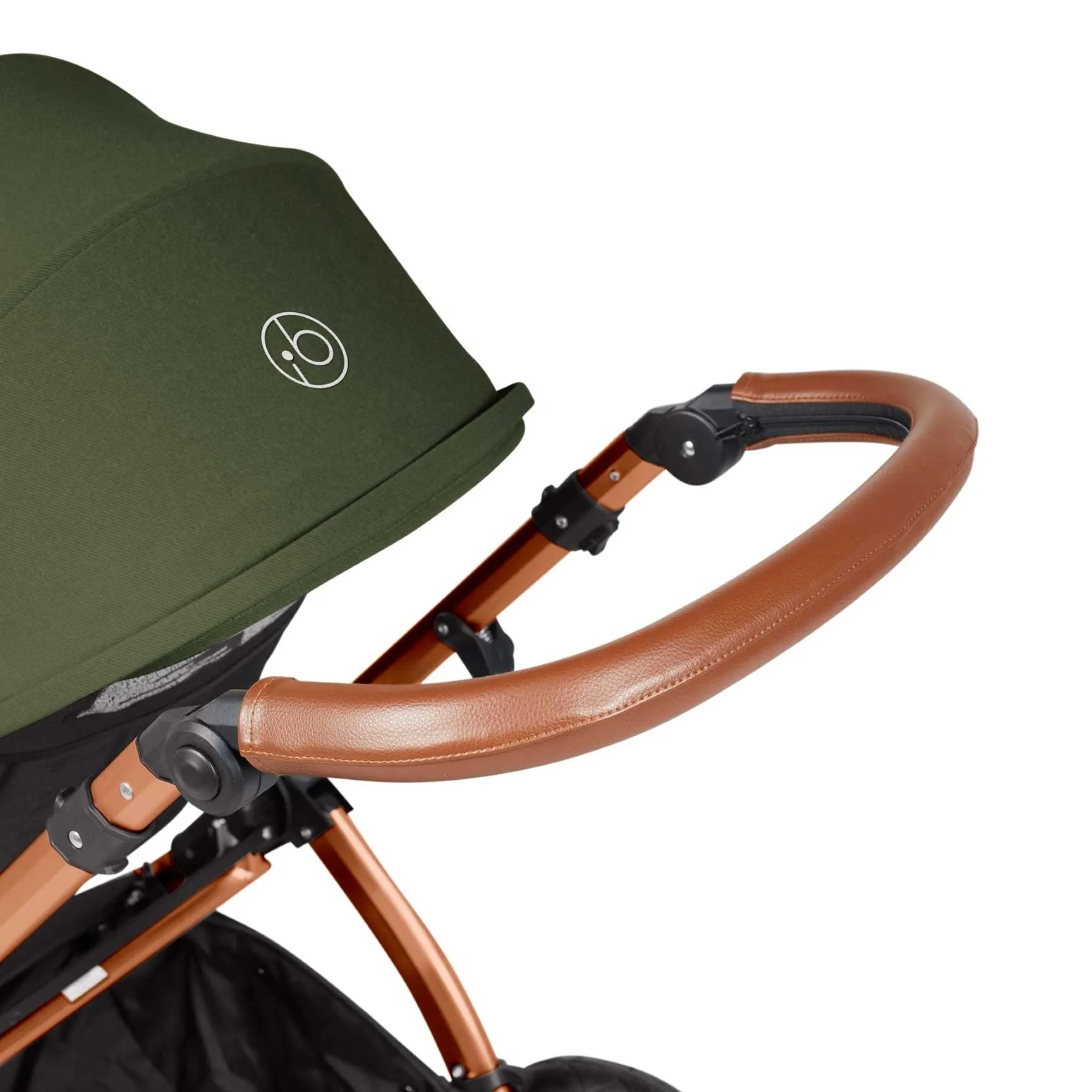 Ickle Bubba Stomp Luxe 2 in 1 Premium Pram - Bronze/Woodland/Tan