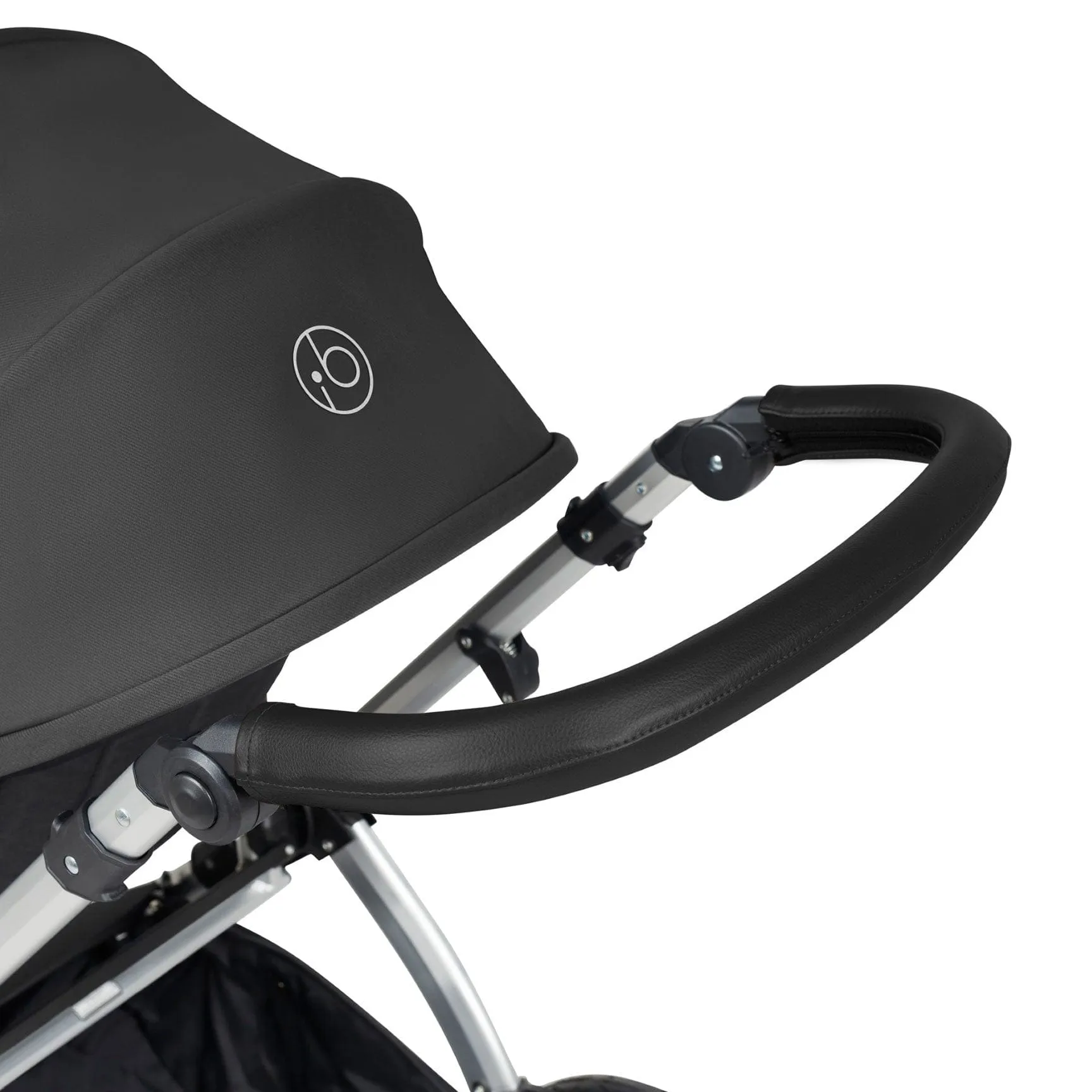Ickle Bubba Stomp Luxe 2 in 1 Premium Pram - Silver/Charcoal Grey/Black
